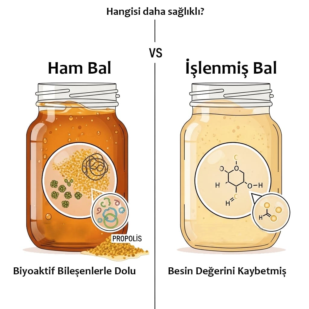 Ham Bal mı, İşlenmiş Bal mı Bilimsel Farklar, Sağlık ve Çevresel Etkileri